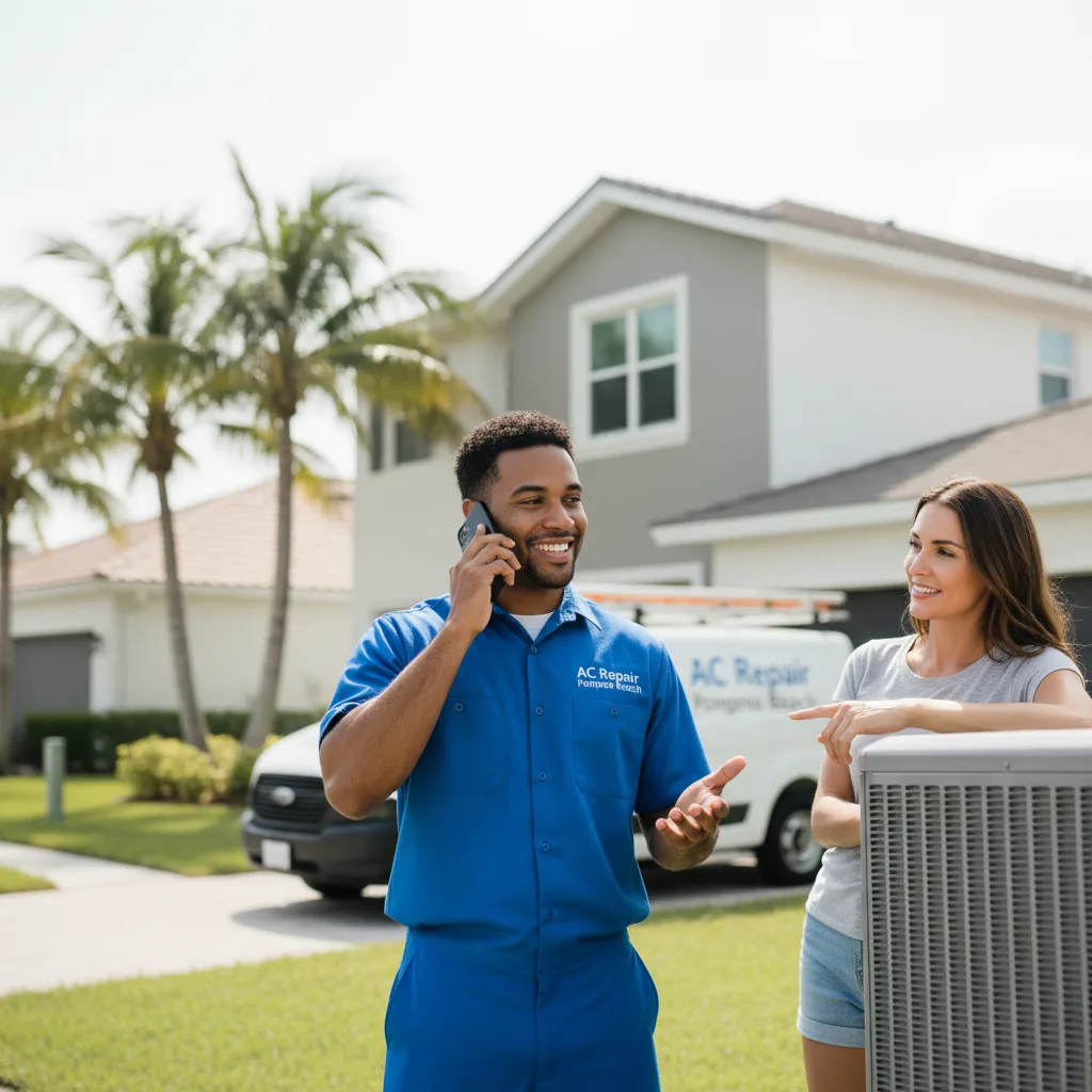 AC Repair Pompano Beach customer support in Lampe